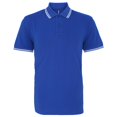 thumbnail image 2 of Asquith & Fox Mens Classic Fit Tipped Polo Shirt, 2 of 10
