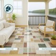 thumbnail image 5 of Addison Rugs Chantille Indoor/Outdoor Transitional Geometric Cream Machine Washable Runner Rug, 2'3" x 7'6", 5 of 8