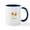 White/Navy Inside, variant on CafePress - Easter Chick Dixie Mug - 11 oz Ceramic Mug - Novelty Coffee Tea Cup