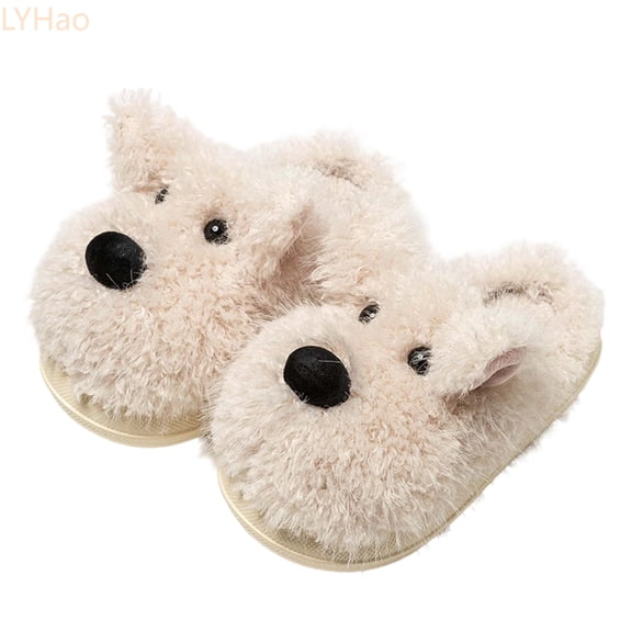 LYHaoo Cozy Kids Slippers Warm Knit Indoor Footwear For Girls And Boys With Cute Cartoon Design Soft Home Wear For Family Moments Sizes 12 Little Kid 5.5-6 Years