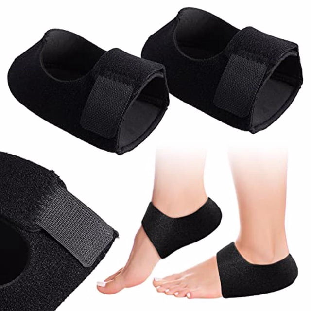 Guardurnaity 1 par de mangas de tacón Unisex para mujer y hombre con agujeros, Protector de Gel para tacones, protección absorbente de golpes para Accesorios de disfraces