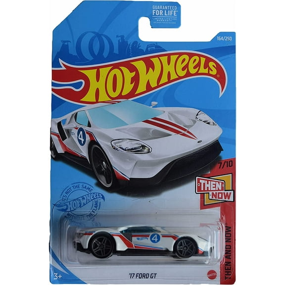 Hot Wheels '17 Ford GT (White) 2021 Then and Now