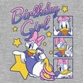 thumbnail image 2 of Toddler's Mickey & Friends Daisy Duck Birthday Star Girl  Graphic Tee Athletic Heather 3T, 2 of 3