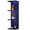4r-Black, variant on Versatile 4 Tier Wall Shelf Unit,White Lack Wall Shelf,Display Floating Shelf with LED Remote Control Light