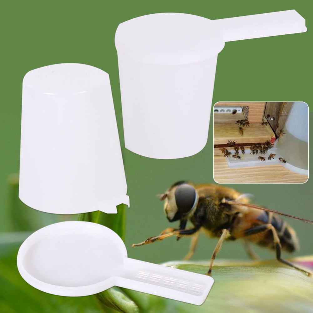Beekeeping Honey Entrance Water Drinker Bowl Rapid Bee Feeder Bottle Hive Tool 