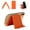 Orange - 1pcs, variant on Portable Foldable Silicone Phone Holder, Flexible Silicone Aluminum Phone Stand, Bendable Rollable Foldable Design, Multi-Angle Adjustable Stand for Mobile, Freely Lazy Bracket (Orange)