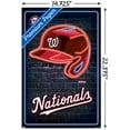 thumbnail image 3 of MLB Washington Nationals - Neon Helmet 23 Wall Poster, 14.725" x 22.375", 3 of 4