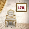 thumbnail image 3 of Allen, Kimberly 18x15 Gold Ornate Wood Framed with Double Matting Museum Art Print Titled - All You Need is LOVE, 3 of 4