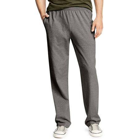Jersey Pant - Big Men's X-Temp Jersey Open Leg Pants with Pockets