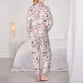 thumbnail image 6 of Goofa Cute Rabbit Printed Women’s 2 Piece Pajama Set Super,Pajamas Women's Long Sleeve Sleepwear Soft Button Down Loungewear Pjs Lounge Set Nightwear-Medium, 6 of 9