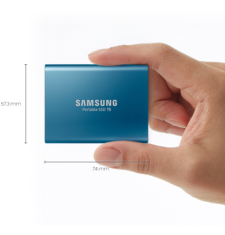 SAMSUNG Portable SSD - USB 3.1 Gen.2 (500GB) External SSD - Single
