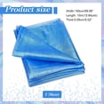 thumbnail image 2 of Sheer Iridescent Organza Fabric 59 Inch Wide 11 Yards Precut Silky Shiny Organza Fabrics for Shiny Photography Background Wedding Dress Fashion Crafts DIY Supplies - Blue, 2 of 9