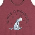 thumbnail image 3 of Disney Winnie The Pooh - Eeyore Winter Is Wonderful Christmas - Women's Racerback Tank Top, 3 of 5