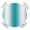 Turquoise, variant on Beige White Ombre Round Fitted Tablecloth with Elastic Edge, Waterproof Table Cloth Table Cover for 45"-54" Tables, Abstract Art Modern Cream Gradient Tablecloths for Dining Picnic Indoor Outdoor