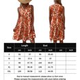 thumbnail image 2 of Vestido De Verano Vestidos de playa para mujer, estampado floral informal, elegante, bohemio, línea A (naranja XXL) Ygjytge para Mujer Naranja T M, 2 of 6