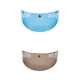 thumbnail image 1 of Visera para casco de motocicleta Yotijar 2 uds 3 broches protección vintage, 1 of 9