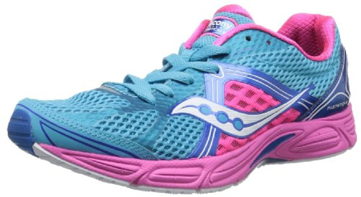 Saucony - Saucony Women's Fastwitch 6 Running Shoe, Blue/Pink, 6.5