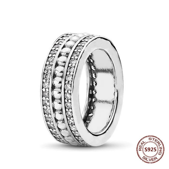 925 Silver Stackable Vintage Leaf Ring For Women Crystal S925 Bowknot Rings Original Finger Rings Anniversary Retro Jewelry YFPTR035 8