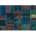thumbnail image 1 of Ahgly Company Indoor Rectangle Oriental Light Blue Modern Area Rugs, 8' x 12', 1 of 4