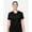 Black, variant on TT15W Women's Zone Performance Mesh T-Shirt-White-M