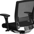 thumbnail image 5 of BizChair Mid-Back Ergonomic Office Chair, Mesh with Seat Slider and Adjustable Lumbar, Black, 5 of 9