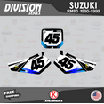 thumbnail image 3 of Kalair GFX Graphics Kit for Suzuki RM80 (1990-1999) Division Series, 3 of 5