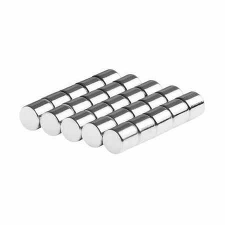 - totalElement 1/4 x 1/4 Inch Neodymium Rare Earth Cylinder Magnets N48 (25 Pack)