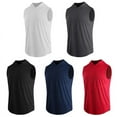thumbnail image 2 of EIMELI Débardeurs à Capuche pour Hommes Musculation T-Shirt Sans Manches Gym, 2 of 14