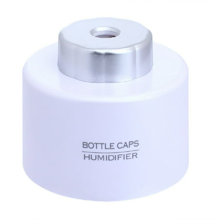 USB Portable ABS Water Bottle Cap Humidifier DC 5V Office Air Diffuser Aroma Mist Maker 2pcs Absorbent Filter Sticks