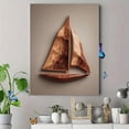 thumbnail image 4 of Wooden Sailboat Canvas Painting, Wall Decor for Living Room Bedroom Office Bathroom Nautical Home, 4 of 8