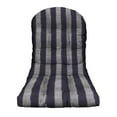 thumbnail image 1 of RSH Décor Indoor Outdoor Single Tufted Adirondack Chair Seat Cushion, Dash Passport Navy Blue Stripe, 1 of 6