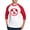 Red/White, variant on CafePress - Noclowns Baseball Jersey - Cotton Baseball Jersey, 3/4 Raglan Sleeve Shirt