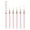 Pink, variant on QenASHaing Metallic Nail Art Brushes, 5Pcs Liner Brush Set, UV Gel Polish Painting Art Design Pen for Long Lines, Thin Details, Fine Drawing Sizes 4/8/12/20/25mm