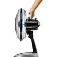 thumbnail image 2 of Rowenta , Ventilateur de Bureau, Ventilateur de Table Turbo Silence avec Télécommande, 18 Pouces, Ventilateur Ultra Silencieux pour Chambre, Oscillant, Portable, 5 Vitesses, Noir, Intérieur, VU2660, 2 of 5