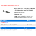 thumbnail image 2 of Wiper Blade Set - Compatible with 2021 - 2024 Mercedes-Benz GLE53 AMG 2022 2023, 2 of 2