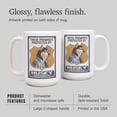 thumbnail image 4 of 15 fl oz Ceramic Mug, Husky Security, Dog Sign, Dishwasher & Microwave Safe, 4 of 5
