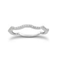 thumbnail image 3 of 1ct Curve Diamond Engagement Matching Wedding Ring Bridal Set 14K White Gold, 3 of 3