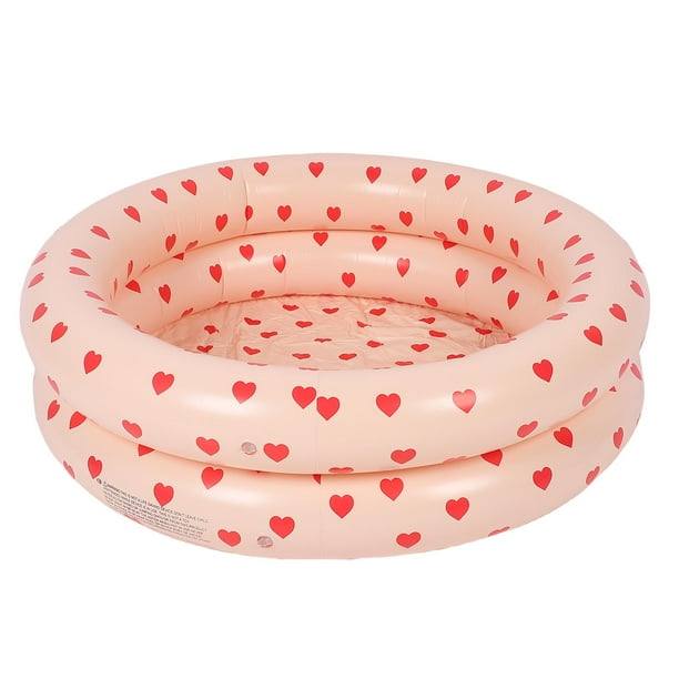 Piscina Inflable Para Niños, De PVC Grueso Y Plegable, Para Patio Trasero, Piscina Inflable Con Pelotas Para Diversión En Interiores Y Exteriores, Tamaño 34,25 Pulgadas De