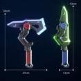 thumbnail image 5 of Plastic Catapult Laser Sword, Dual-Form Shadow Sword Axe Toy, Glowing Flash Vibration Sword, 43cm Blade, Type-C Charging, Sturdy Plastic, Dynamic Lighting, for Role-Playing Duel Games, 5 of 7