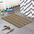 thumbnail image 2 of CHUN YI Anti-slip Bathroom Mat Absorbent Plush Polyester, 16"x24", Sand, 2 of 6