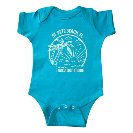 

Inktastic Summer Vacation Mode St. Pete Beach Florida Gift Baby Boy or Baby Girl Bodysuit
