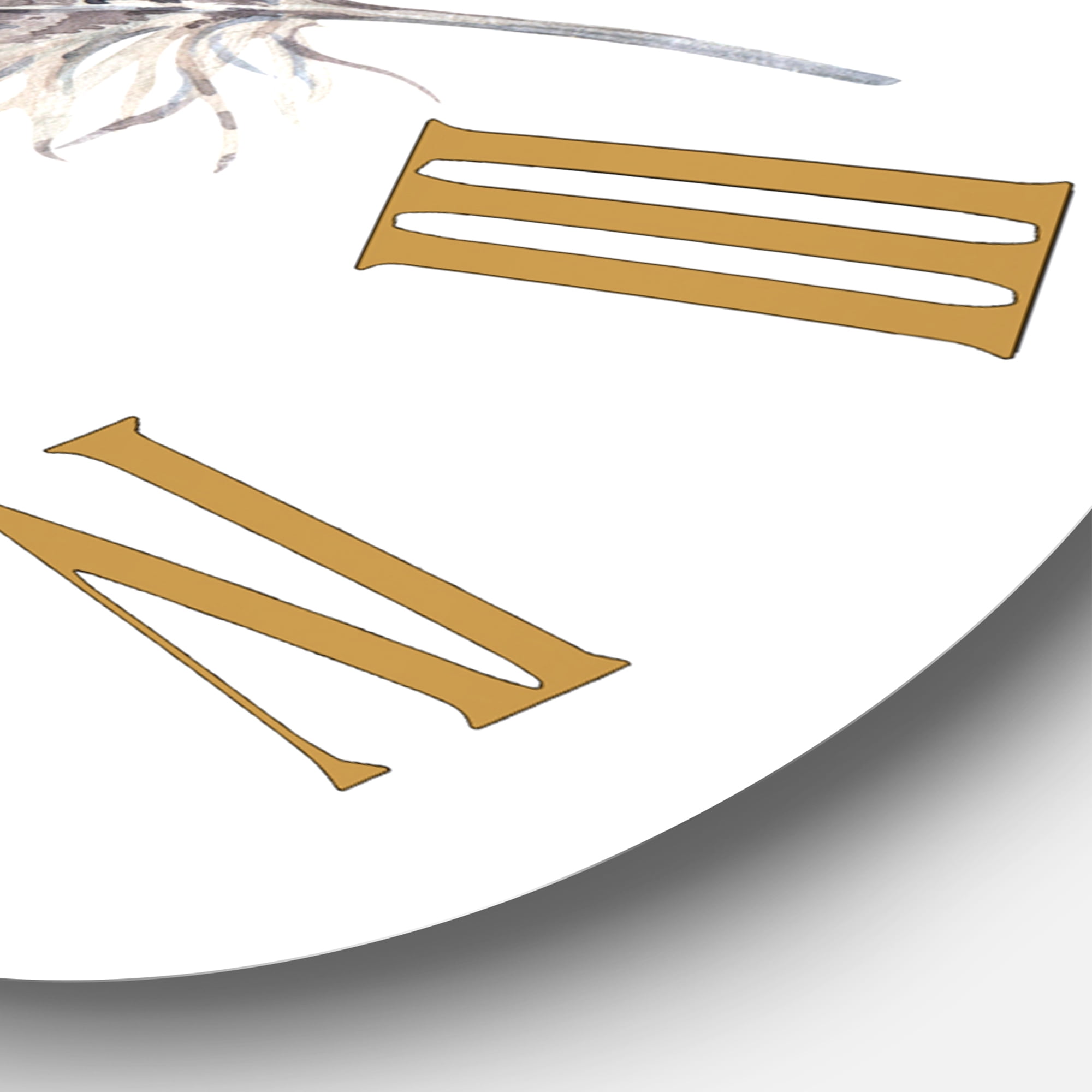 Designart 1 in Quartz Bohemian Wall Clock