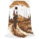 thumbnail image 2 of Balery Western Cowboy Countryside Manta de Felpa Suave y Acogedora – Cobija de Franela Aterciopelada para Cama, Lavable y Cálida para Sofá, Mascotas, Transpirable-50"x40", 2 of 7