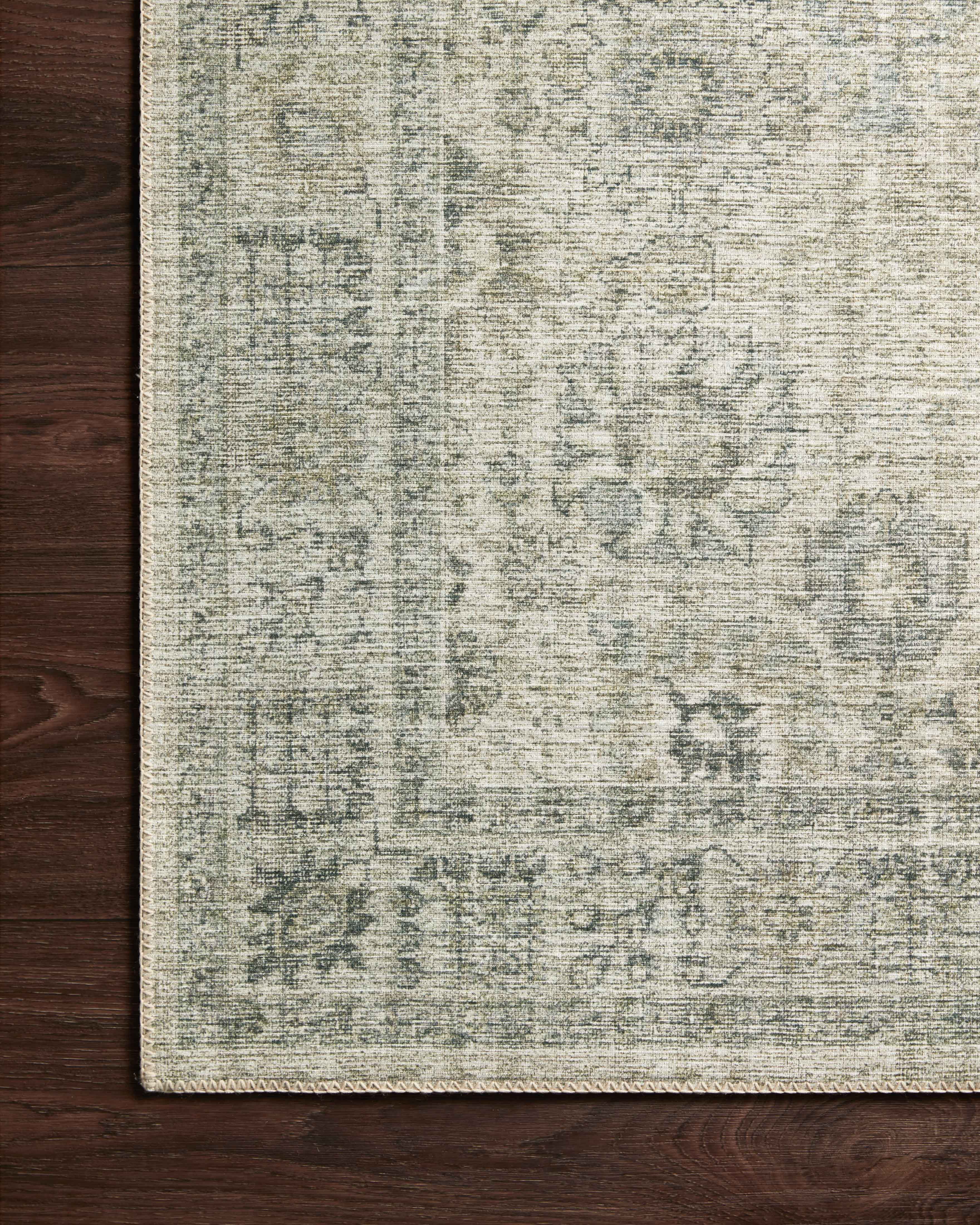 Loloi II Skye SKY-14 Natural / Sage Oriental Area Rug 7'-6" x 9'-6"
