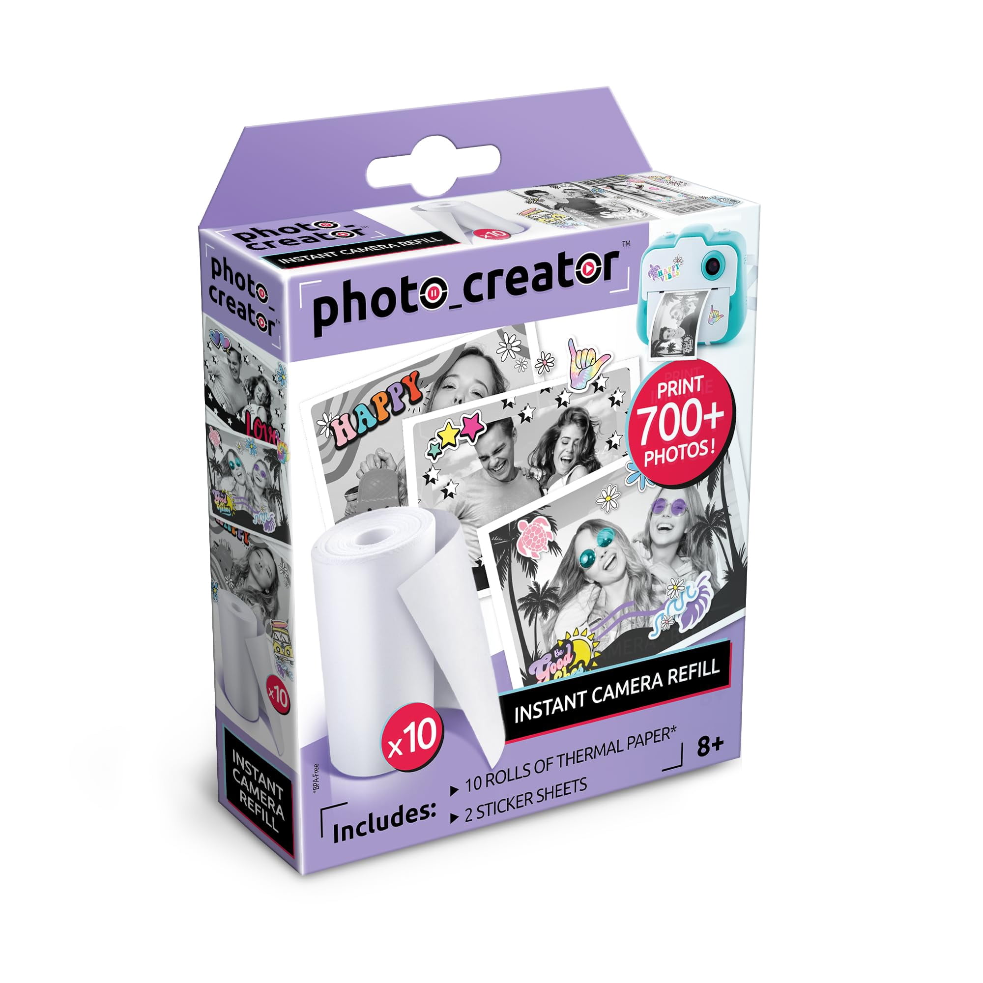 Photo Creator Instant Camera Thermal Paper Refill – 10 Rolls