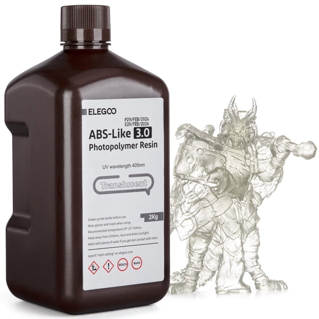 Impresora 3D de resina ELEGOO tipo ABS 3.0 405 nm 2L para Marte Saturno
