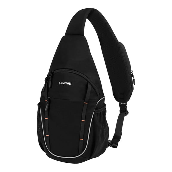 LAIMEIWEE Small Crossbody LAIMEIWEE Bag, Water-Resistant Chest Pack with RFID Blocking, Lightweight Travel Backpack, Ideal for Hiking, Commuting, Outdoor Activities