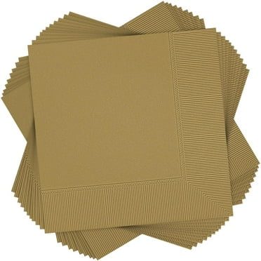 Gold 2-Ply Paper Lunch Napkins