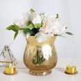 thumbnail image 3 of BalsaCircle 2 Pieces 6" Gold Crackle Glass Candle Holders Vases Reception Party Decorations, 3 of 6