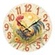 thumbnail image 1 of Reloj de pared decorativo silencioso de cristal colgante, moderno y creativo. Diámetro 25 cm, 1 of 9